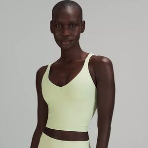 Lululemon cropped align tank top size 8 in creamy mint WORN ONCE